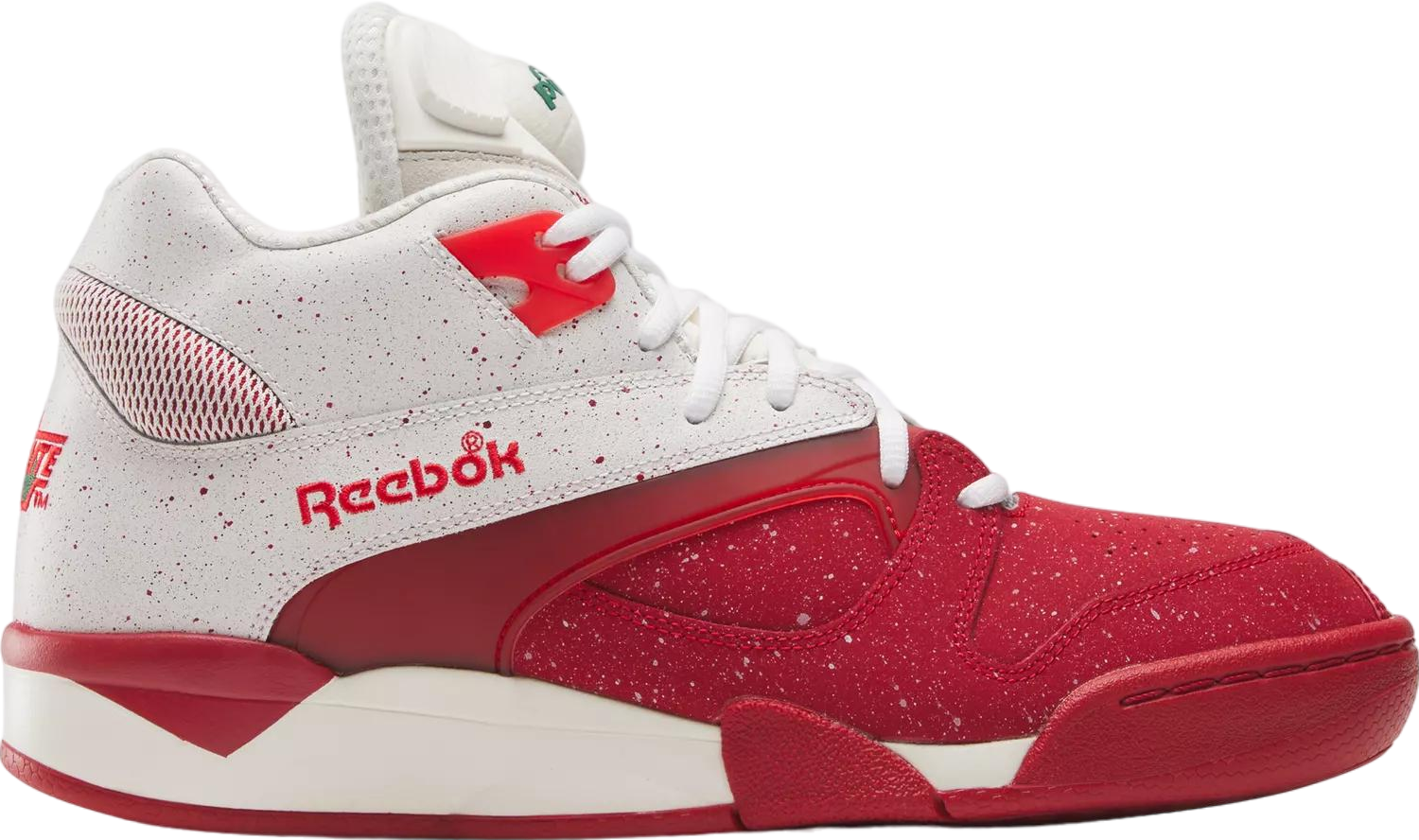 Reebok Court Victory Pump Chalk / Vector Red