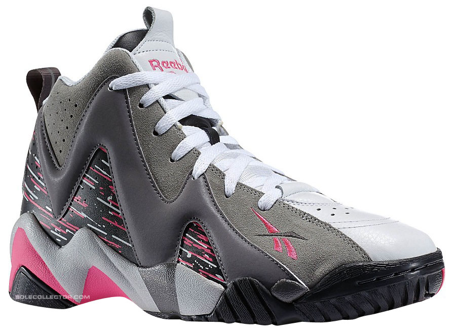 Reebok Kamikaze 2 Mid - Carbon / Sky Pink