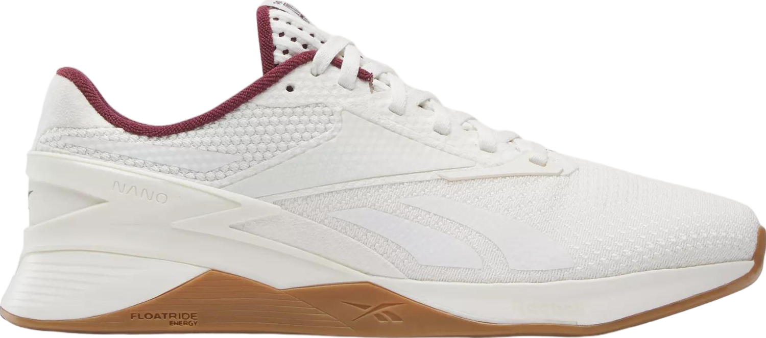 Reebok Nano X3 Varsity White / Classic Maroon