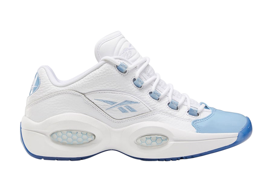 Reebok Question Low Patent Fluid Blue