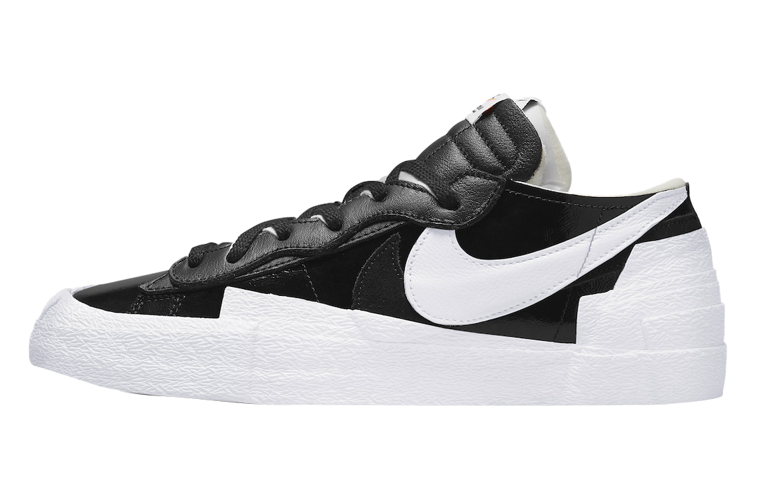 sacai x Nike Blazer Low Black Patent