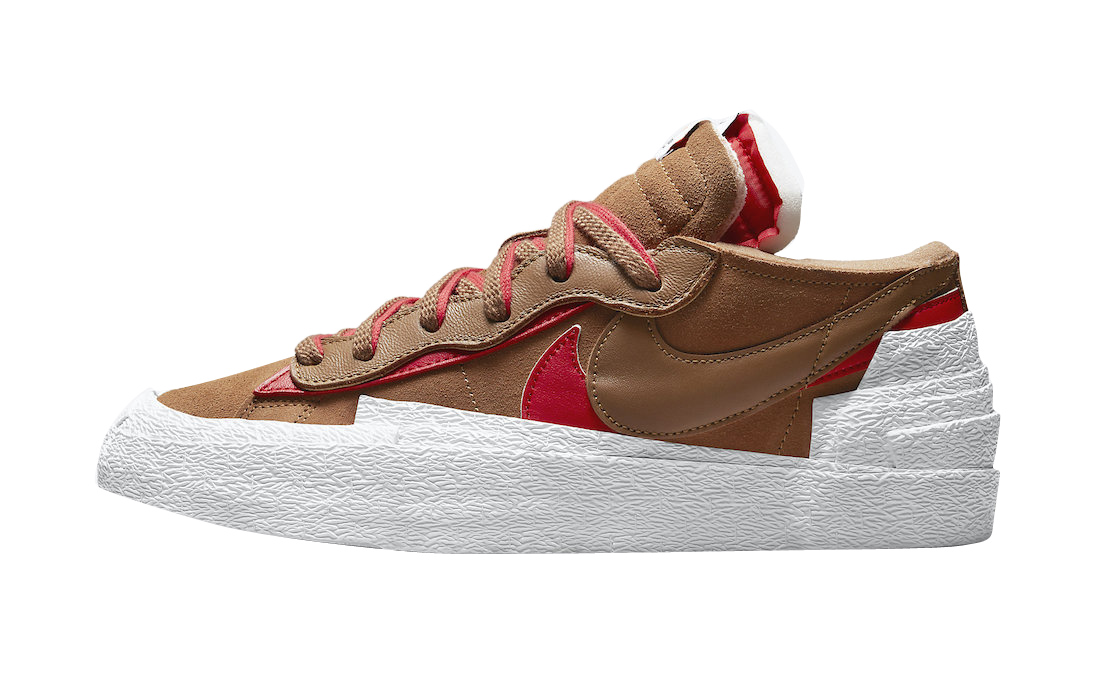 sacai x Nike Blazer Low British Tan