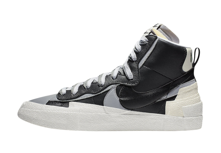 Sacai x Nike Blazer Mid Black Wolf Grey