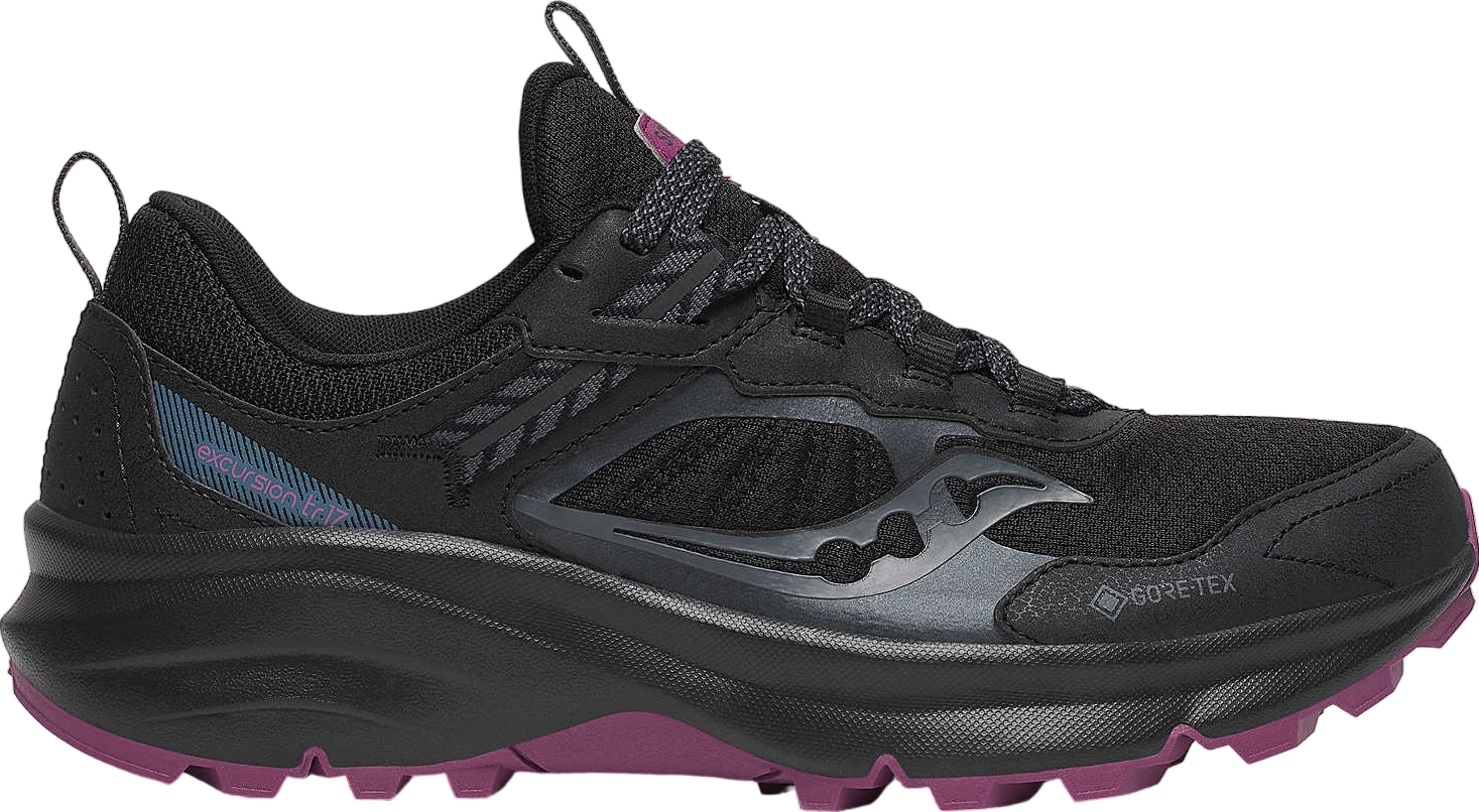 Saucony Excursion Tr17 Gtx WMNS Black / Plum