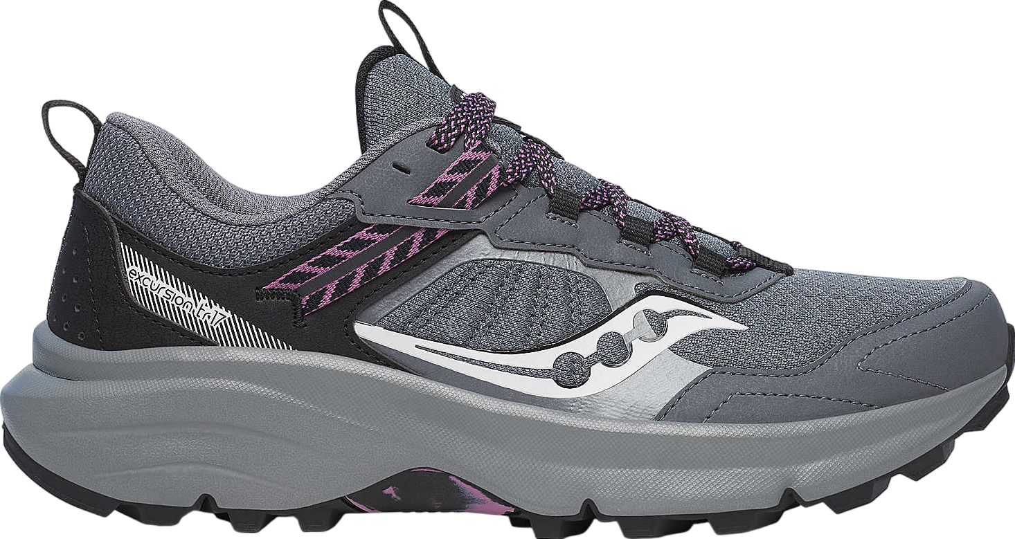 Saucony Excursion Tr17 Wide WMNS Black / Woodrose - Jul 2024