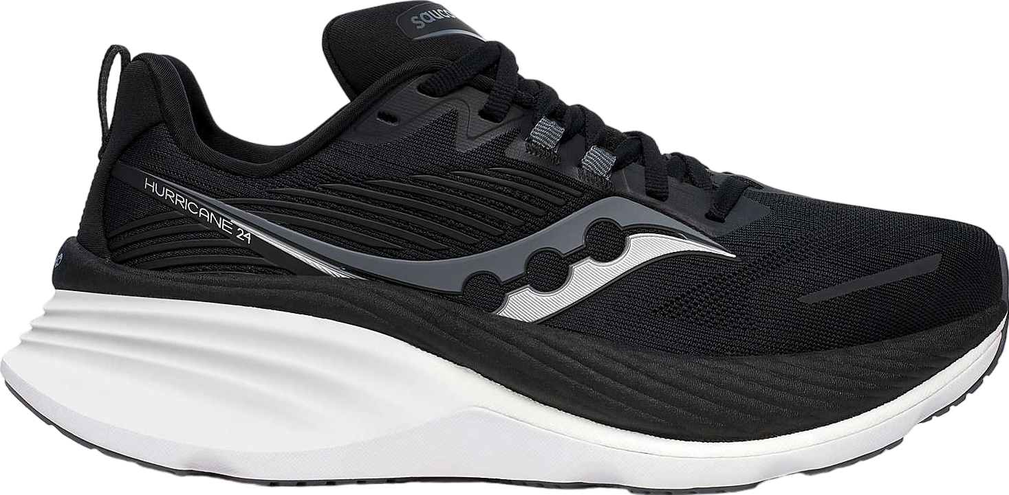 Saucony Hurricane 24 Wide Black / Carbon