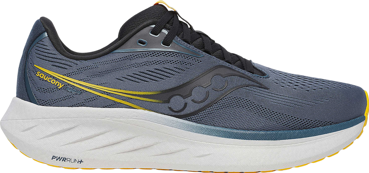 NEW SAUCONY men\'s ride 18 running shoes in dusk/pollen Saucony Ride Saucony Trail 44 Saucony Men main image 2