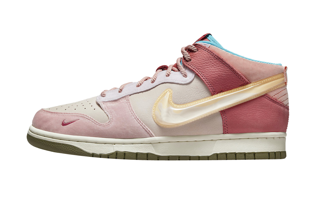 Social Status x Nike Dunk Mid Strawberry Milk