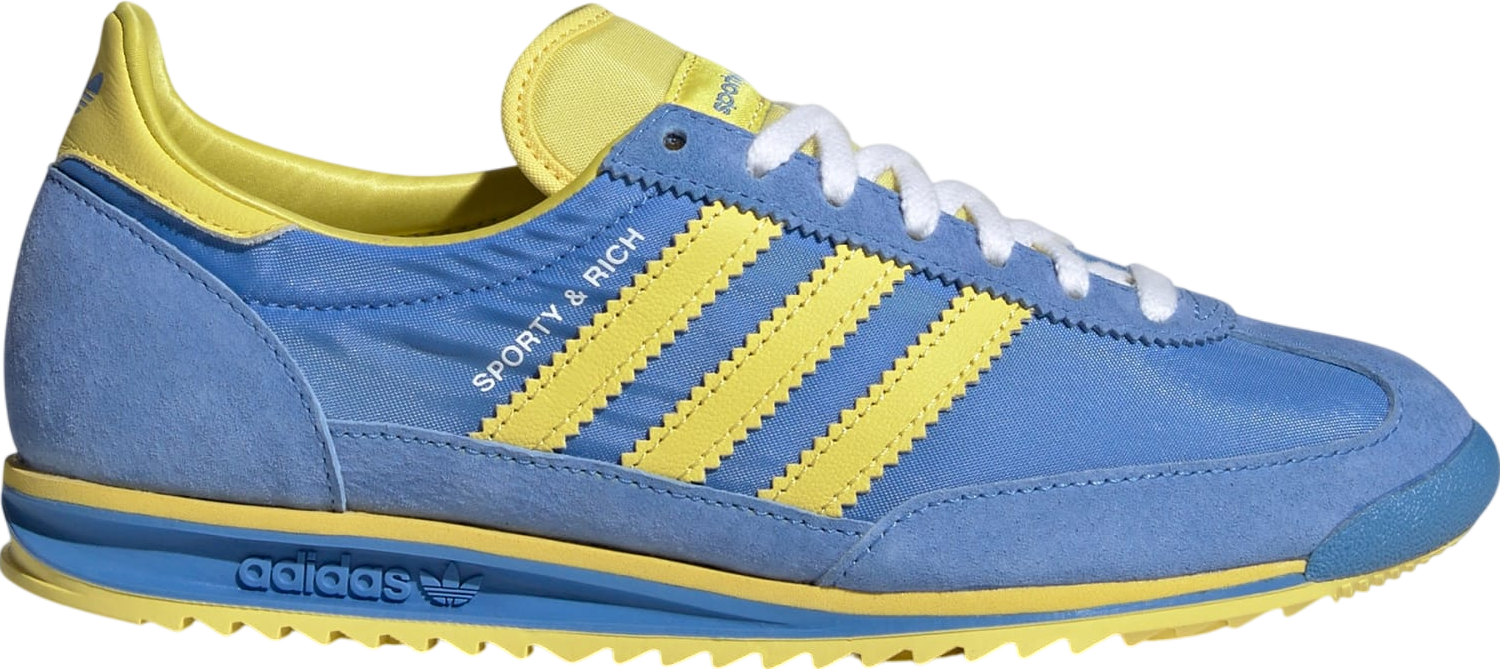 Sporty & Rich x adidas SL 72 Sweden Pack Real Blue / Light Yellow