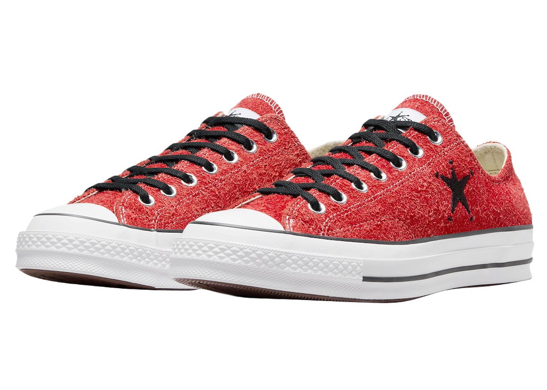 Stussy x Converse Chuck 70 Ox Poppy Red