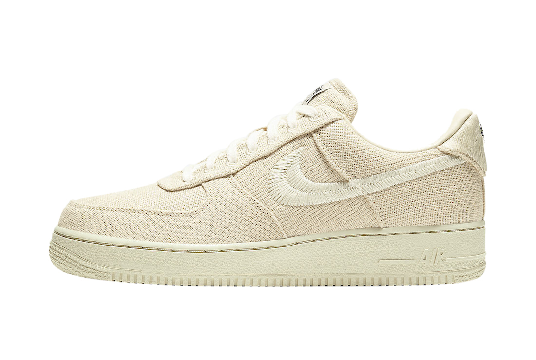 Stussy x Nike Air Force 1 Low Fossil Stone