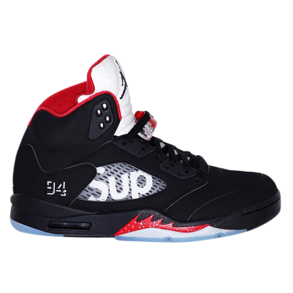 Supreme x Air Jordan 5 Black