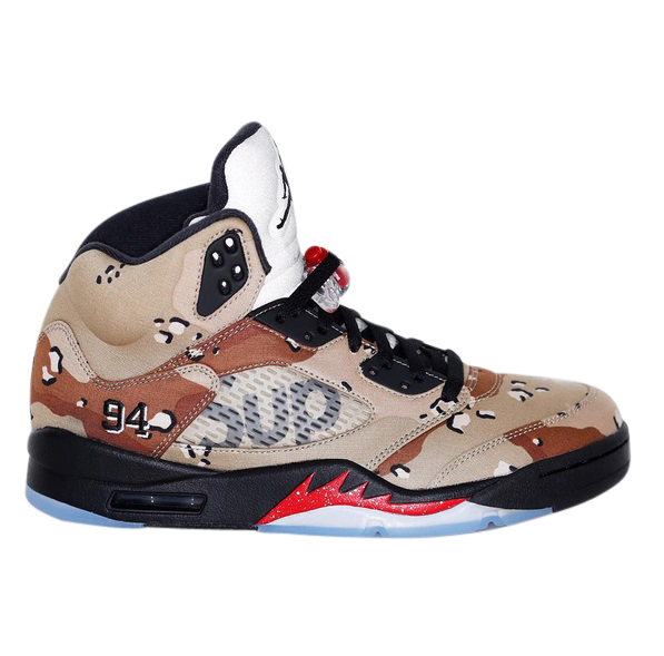 Supreme x Air Jordan 5 Desert Camo