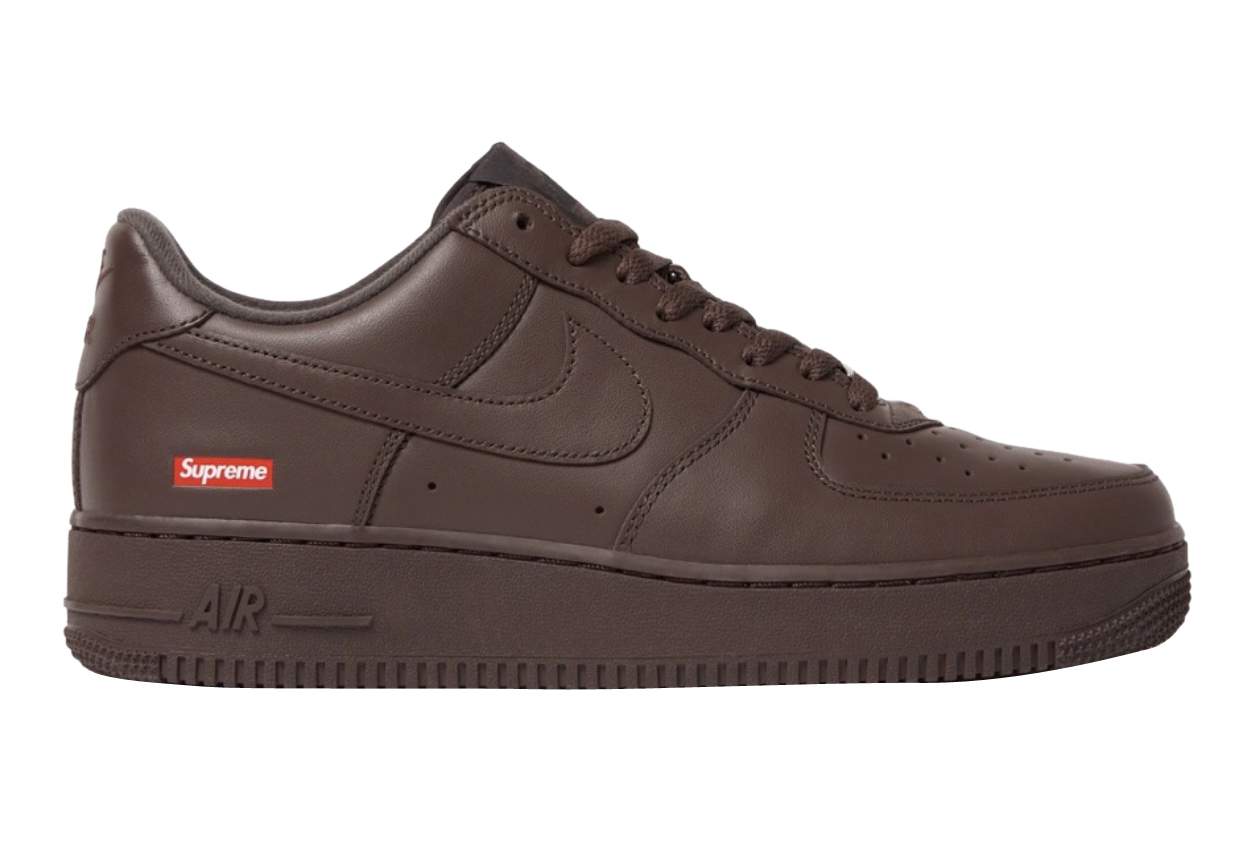 Supreme x Nike Air Force 1 Low Baroque Brown