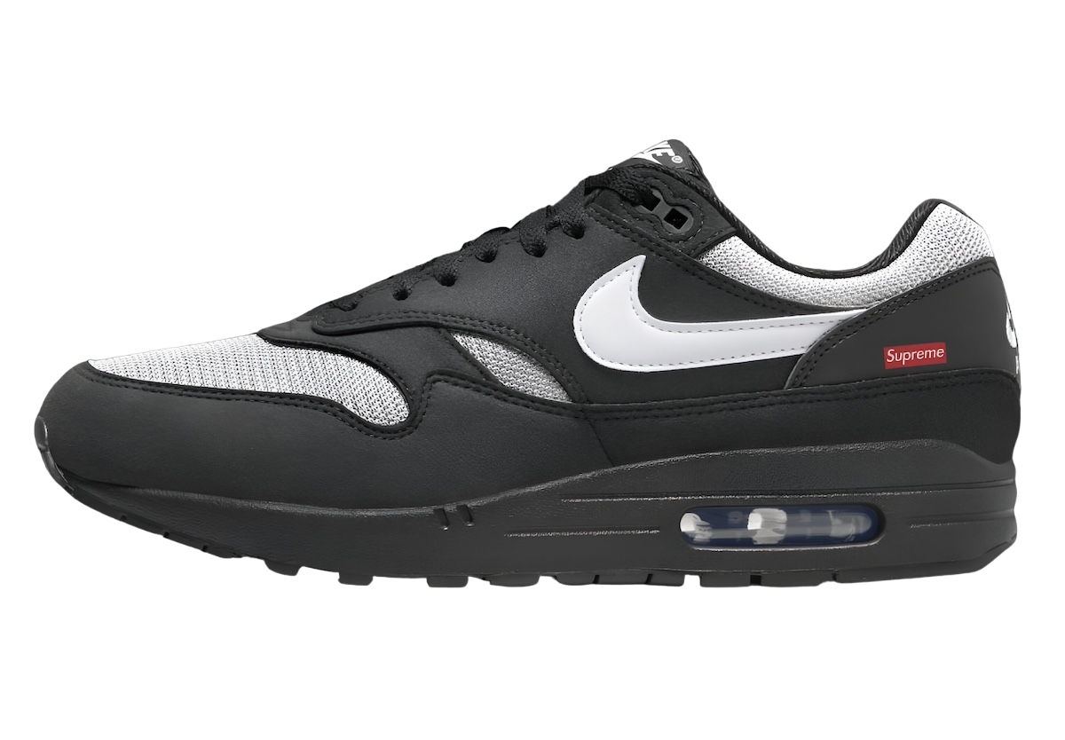 Supreme x Nike Air Max 1 87 Black White