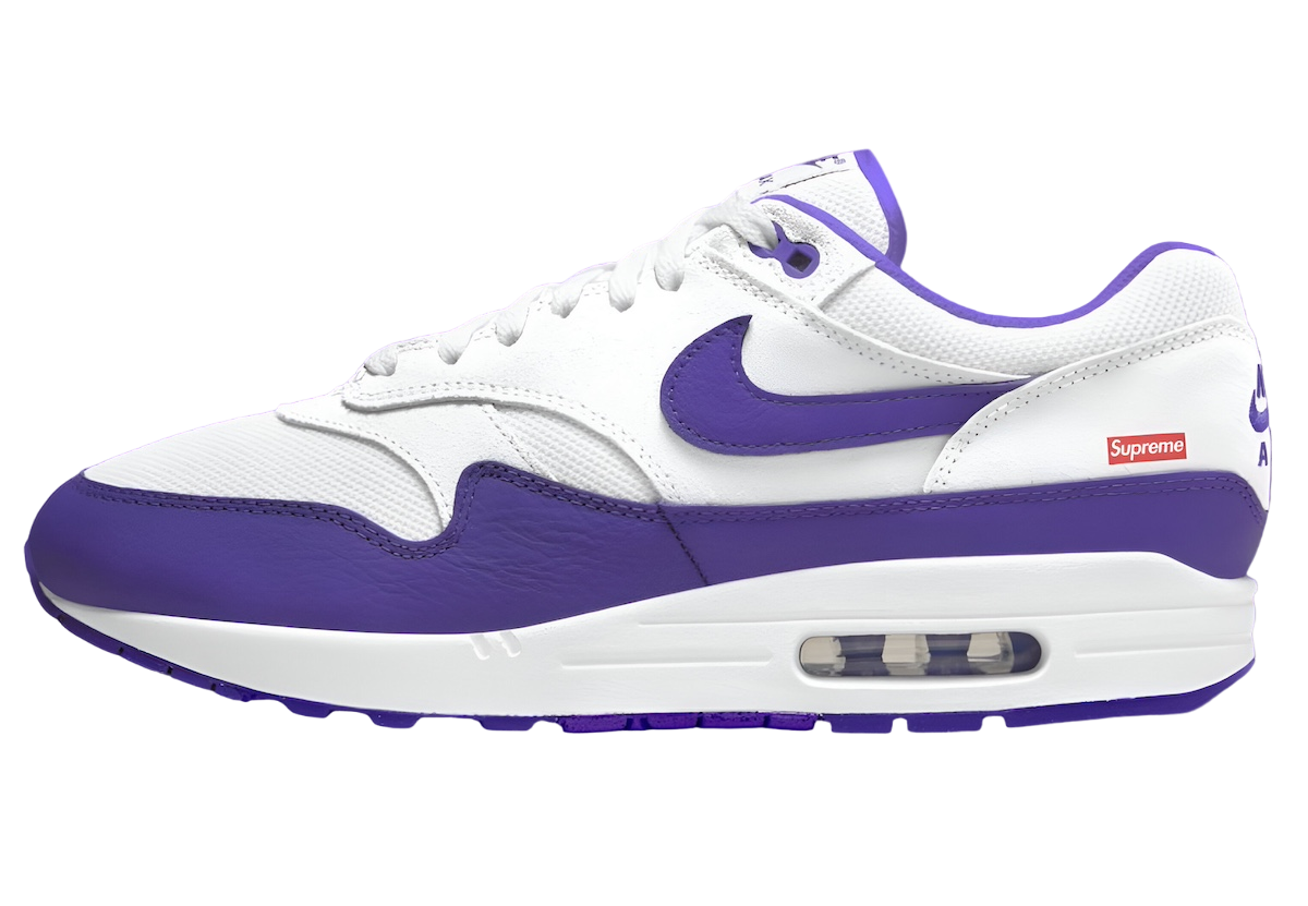 Supreme x Nike Air Max 1 87 Varsity Purple