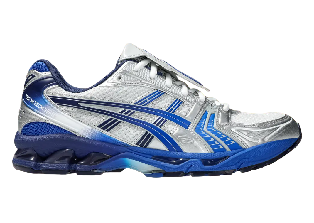 The Museum Visitor x Asics Gel Kayano 14 White Blue