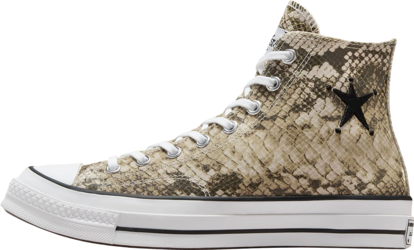 The Stussy x Converse Chuck 70 Snakeskin