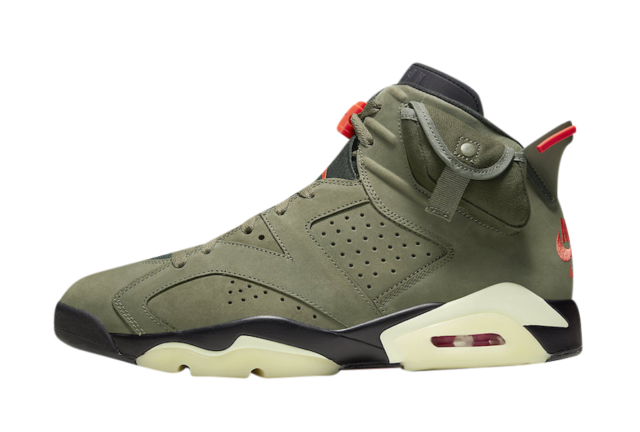 Travis Scott x Air Jordan 6 Medium Olive