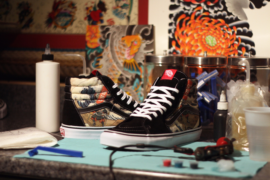 Ubiq x Vans Sk8-Hi - Three Tides Tattoo