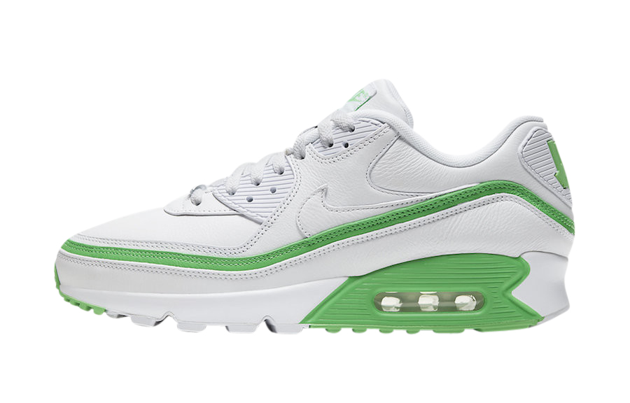 Undefeated x Nike Air Max 90 White Green Spark