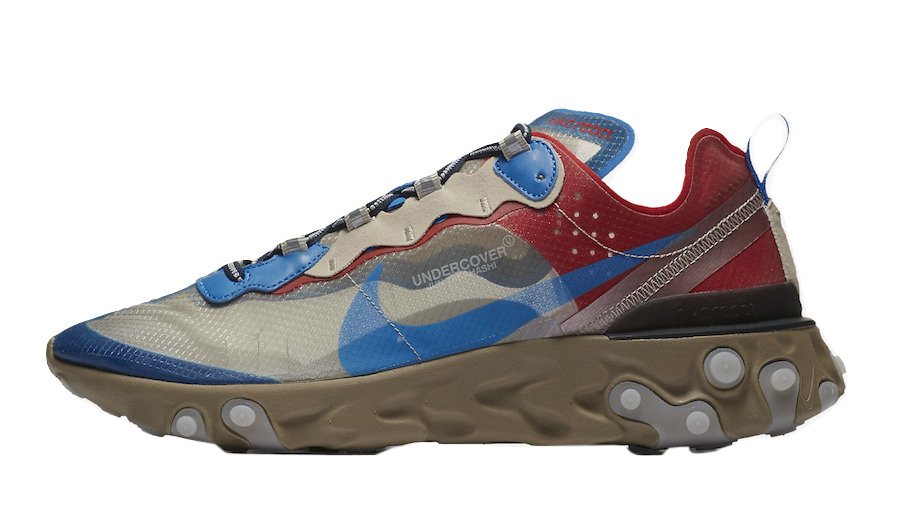 UNDERCOVER x Nike React Element 87 Signal Blue