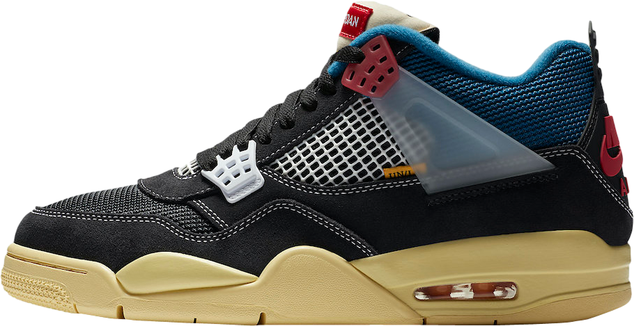 UNION × NIKE AIR JORDAN 4 \"OFF NOIR Jordan 4 Retro x Union LA Mid Off Noir for Sale