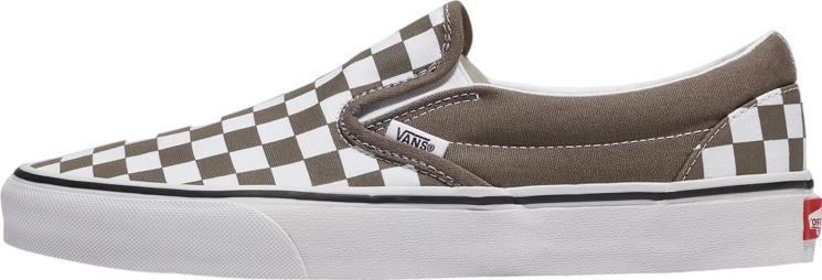 ☆VANS☆ Classic slip-on color tiered checkerboard bossa nov Vans Classic Slip-On Checkerboard Bitter Chocolate – Baggins