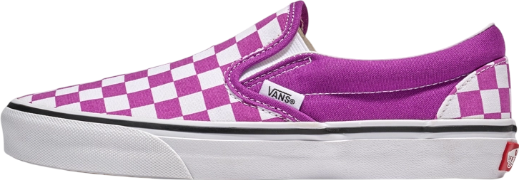 国内配送 VANS CLASSIC SLIP-ON WILLOWHERB Classic Slip-On Checkerboard Shoe in Willowherb Purple