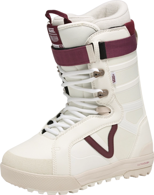 Vans Hi-Standard Pro X Benny Urban Snowboard Marshmallow White / Burgundy Red