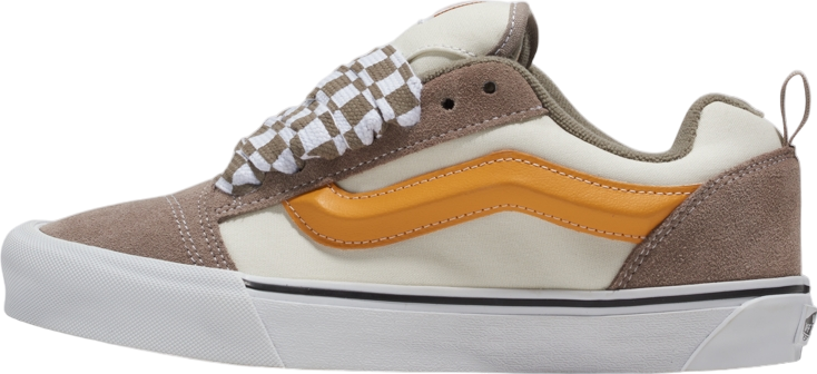 Vans Knu Skool Mega Check Gray / Marshmallow - Jun 2024