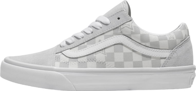 Vans Old Skool Checkerboard Stars Gray