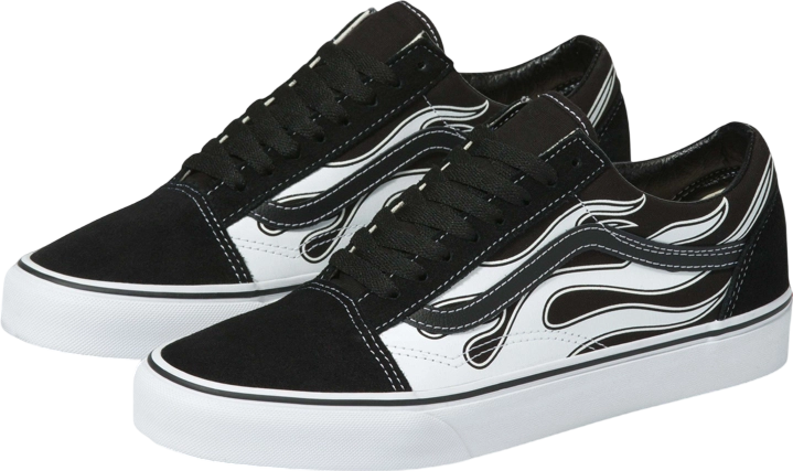 Vans Old Skool Flame Black / White