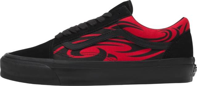 Vans Premium Old Skool Black / Red - Feb 2025 - VN000D56458