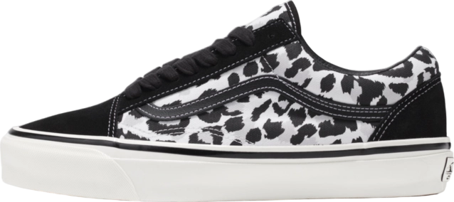 国内配送 VANS PREMIUM OLD SKOOL LEOPARD BLACK/WHITE Vans Premium Old Skool Leopard Black / White - Feb 2025