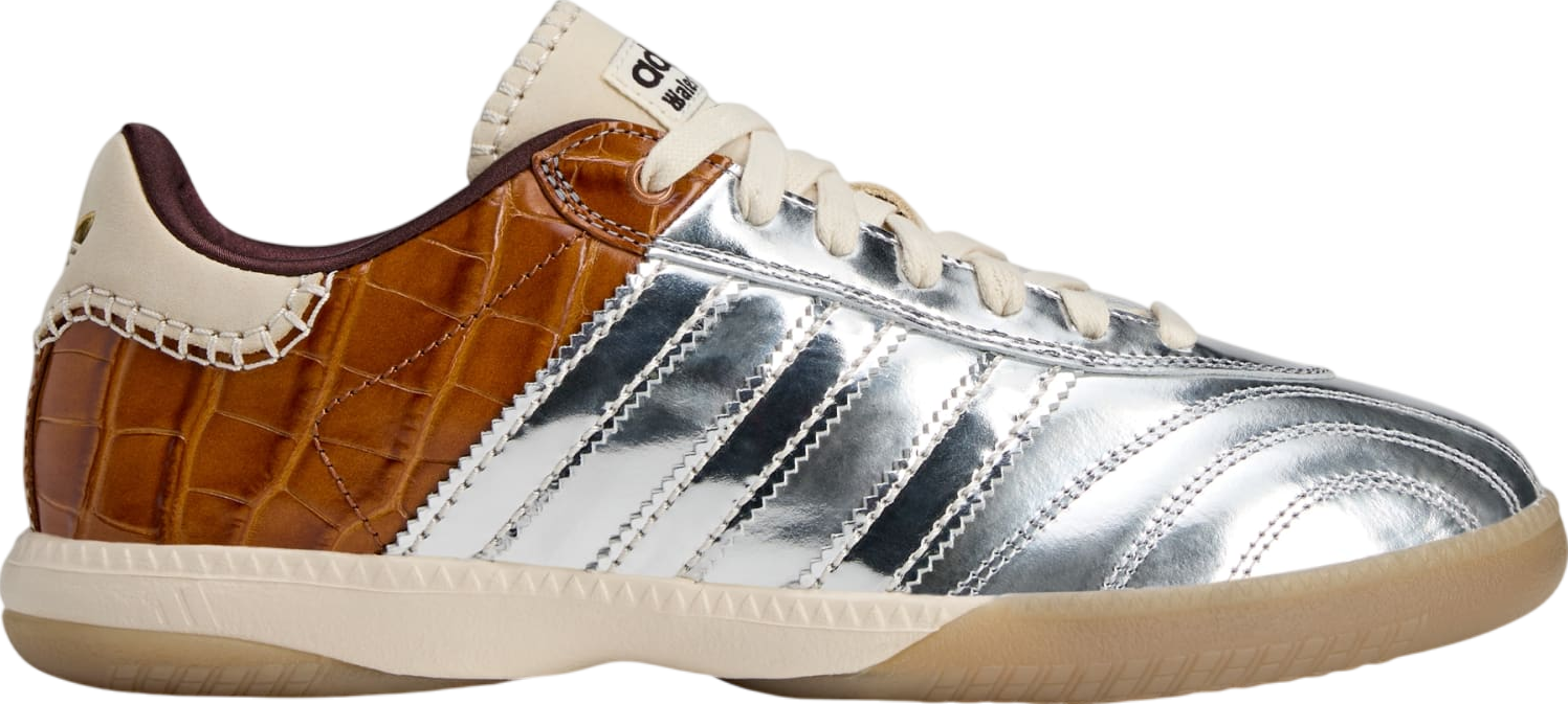 Wales Bonner x Adidas Samba OG Silver Metallic / Easy Yellow