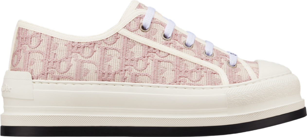 もこもこ♪【Dior 】Walk'n'Dior スニーカー 厚底 Walk'n'Dior 厚底運動鞋黑色棉布| DIOR