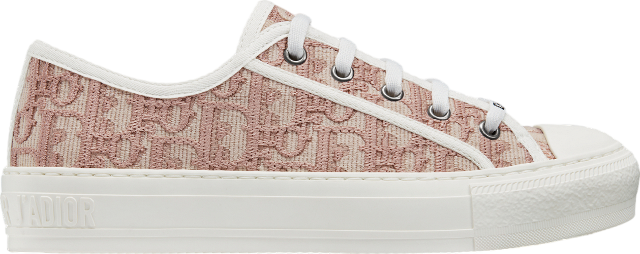 Walk n Dior WMNS Nude Oblique Embroidered Cotton