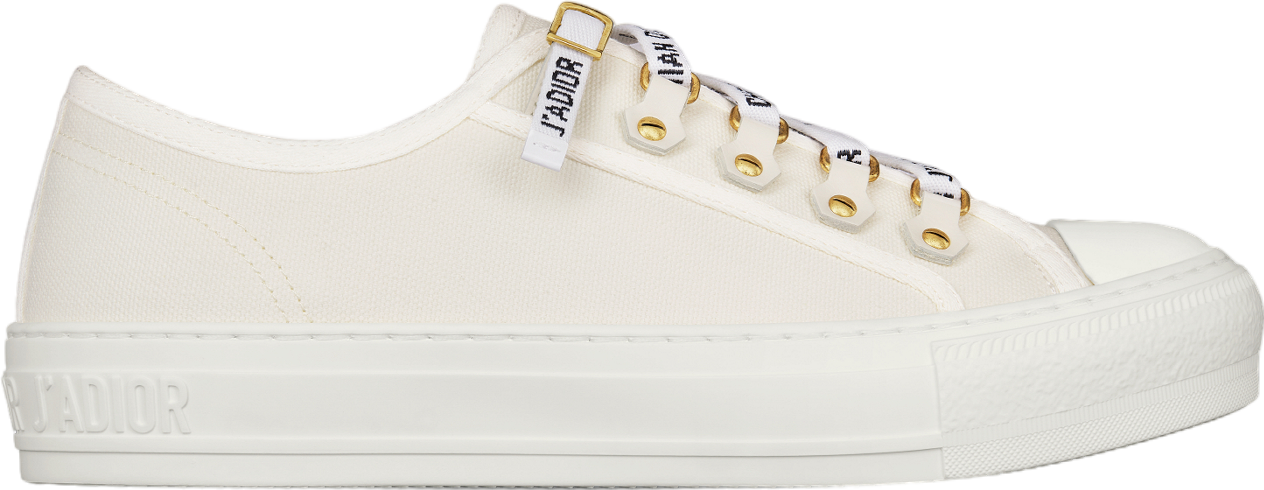 Walk n Dior WMNS White Cotton Canvas